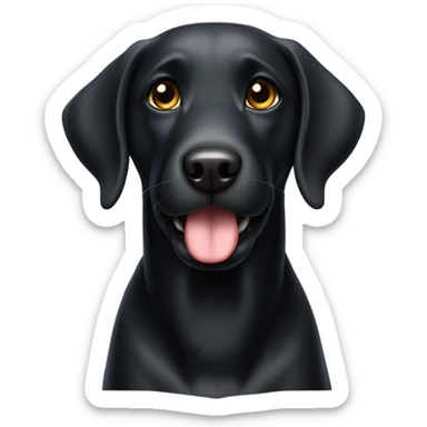 Black Labrador  sticker