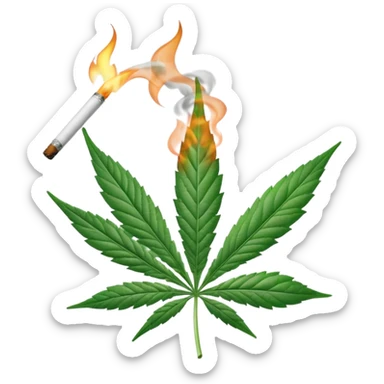 🍃🚬 thc cannabis sticker