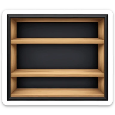 Empty shelf supermarket sticker