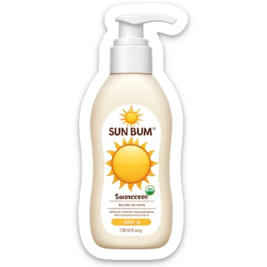 Sun bum sunscreen sticker