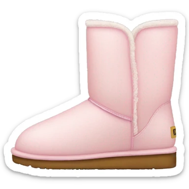 light pink uggs sticker
