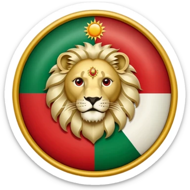 The og persian flag sticker