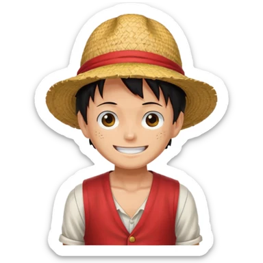 Luffy one piece  sticker