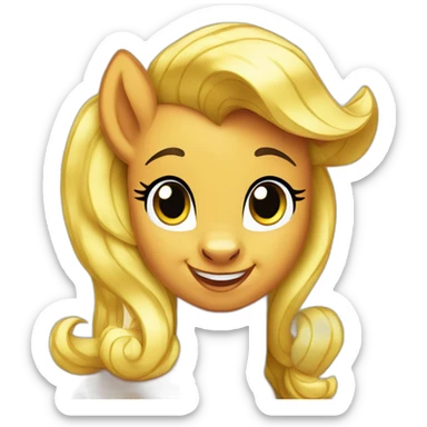 Applejack my little pony sticker