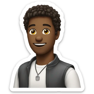 Flirting cool sticker