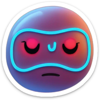 Juicy booty neon sign style  sticker