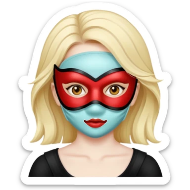 Bad girl with good mask sticker