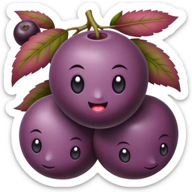acai berry sticker