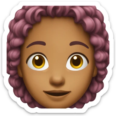 Keisha smiling sticker