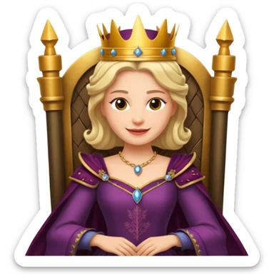 queen-in-game-of-throne smile sticker