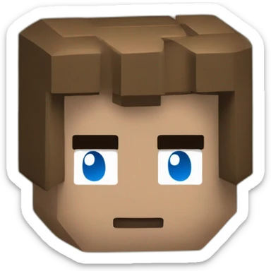 Bloque de tierra de Minecraft sticker