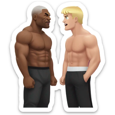 Mike tyson vs jake paul sticker