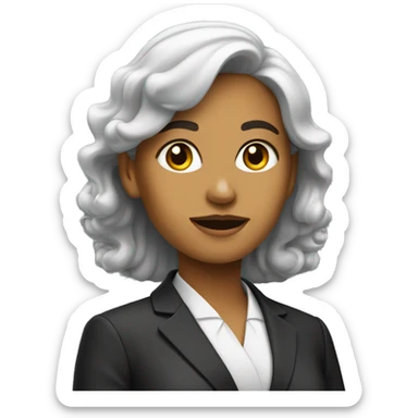 female diplomat sticker