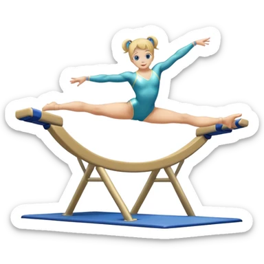gymnastics vault  sticker