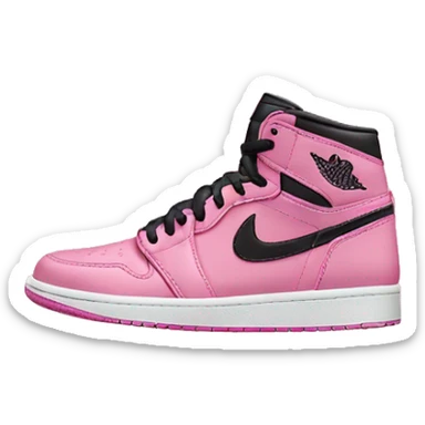 Pink Jordan 1 sticker