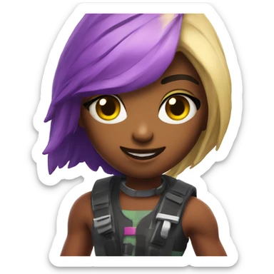 Hailey Welch and Fortnite sticker