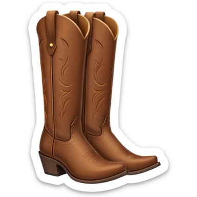 Cowboy boots sticker