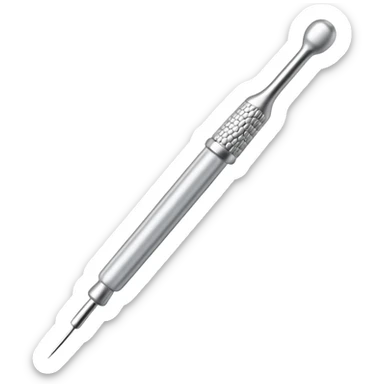 Crochet needle with thread  sticker