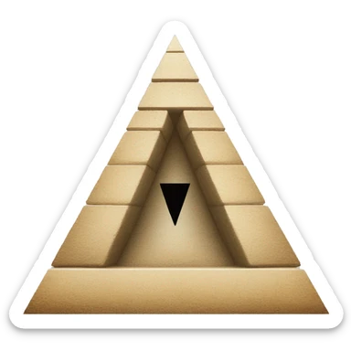 pyramid would be inverted, with the apex representing the 1% and the base, the 99% sticker