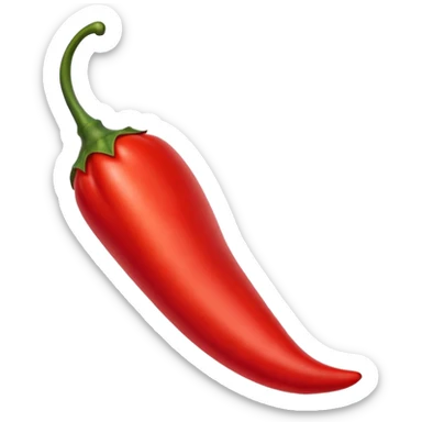 Chili pepper sticker
