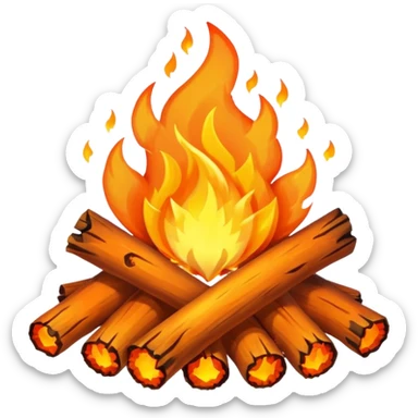 Bonfire sticker