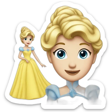 Cendrillon sticker