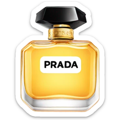 Prada perfume sticker