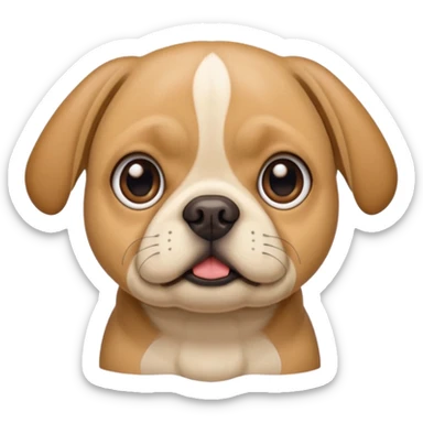 Pug-beagle  sticker