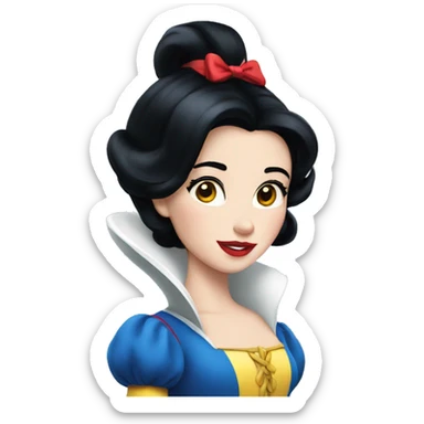 snow white sticker