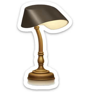 Lamp on the table sticker