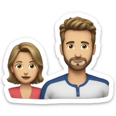 benoit getting snapped by his mom sticker