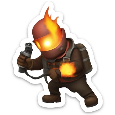 Pyro From Team fortress 2 sticker