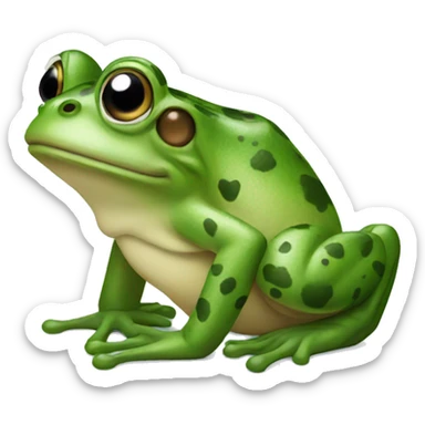 Frog sticker