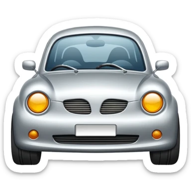 mach mir ein auto das auf einer route fährt sticker