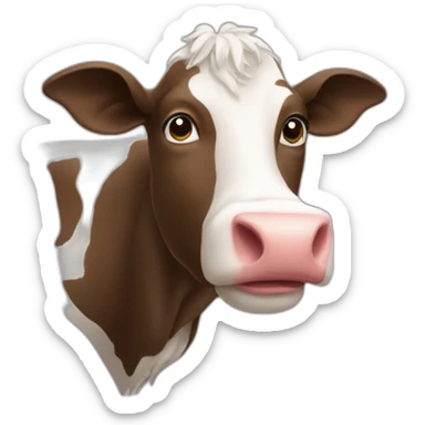 Une vache qui vole sticker