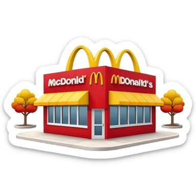McDonald’s sticker