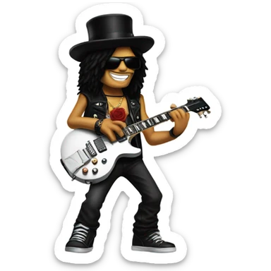 slash from guns n’ roses sticker