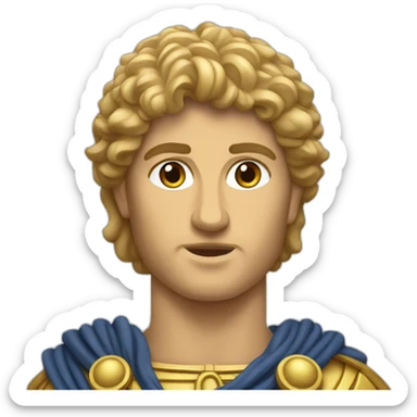 Alexander the Great sticker