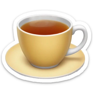 cup of tea sticker