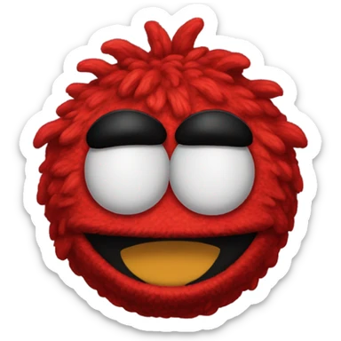 Evil Elmo sticker