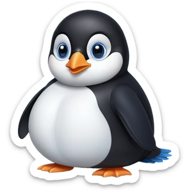 linux tux sticker
