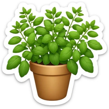 oregano herb bouquet sticker