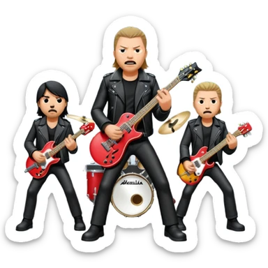Metallica playing “one” on stage  sticker