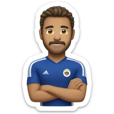 Nariz futbolista sticker