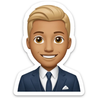 Pitbull, Rapper with suit sticker