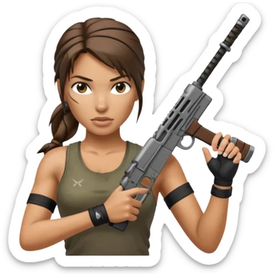 Video game raider xbox sticker