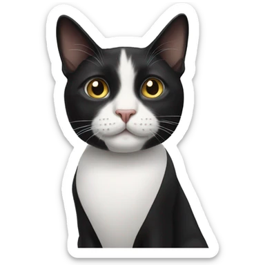 Tuxedo cat  sticker