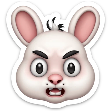 Lapin Cretin sticker