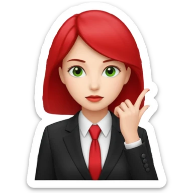 she works in Wall Street, she's obsessed with screens full of stocks green and red, she's so rich sticker