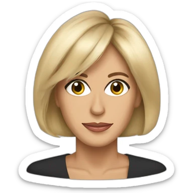 Brigitte Macron sticker